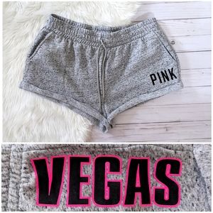 Vegas Exclusive Pink Shorts - Victoria's Secret Gray Shorts